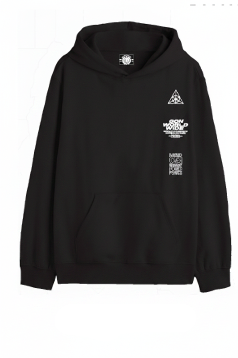 Buzo Ocn Canguro Original Negro