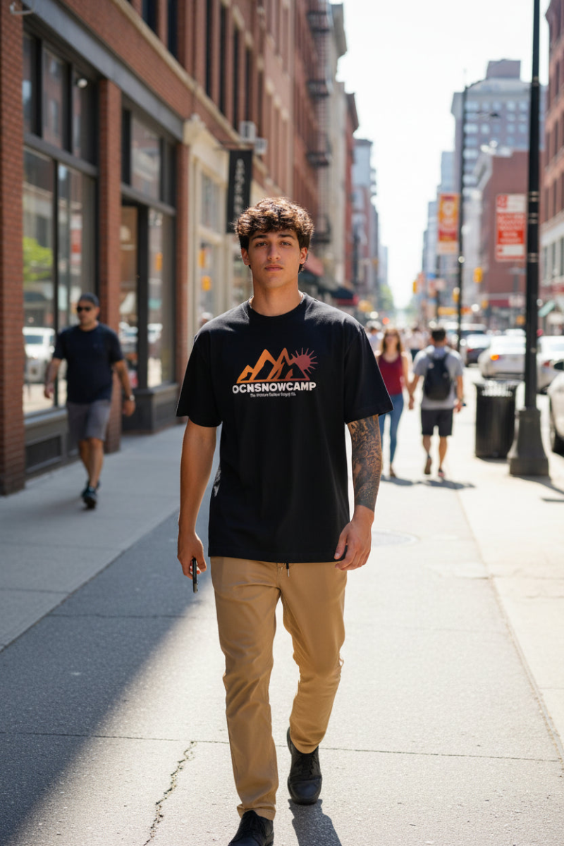 Remera Ocn Original Plus Size / Talle Especial Negro