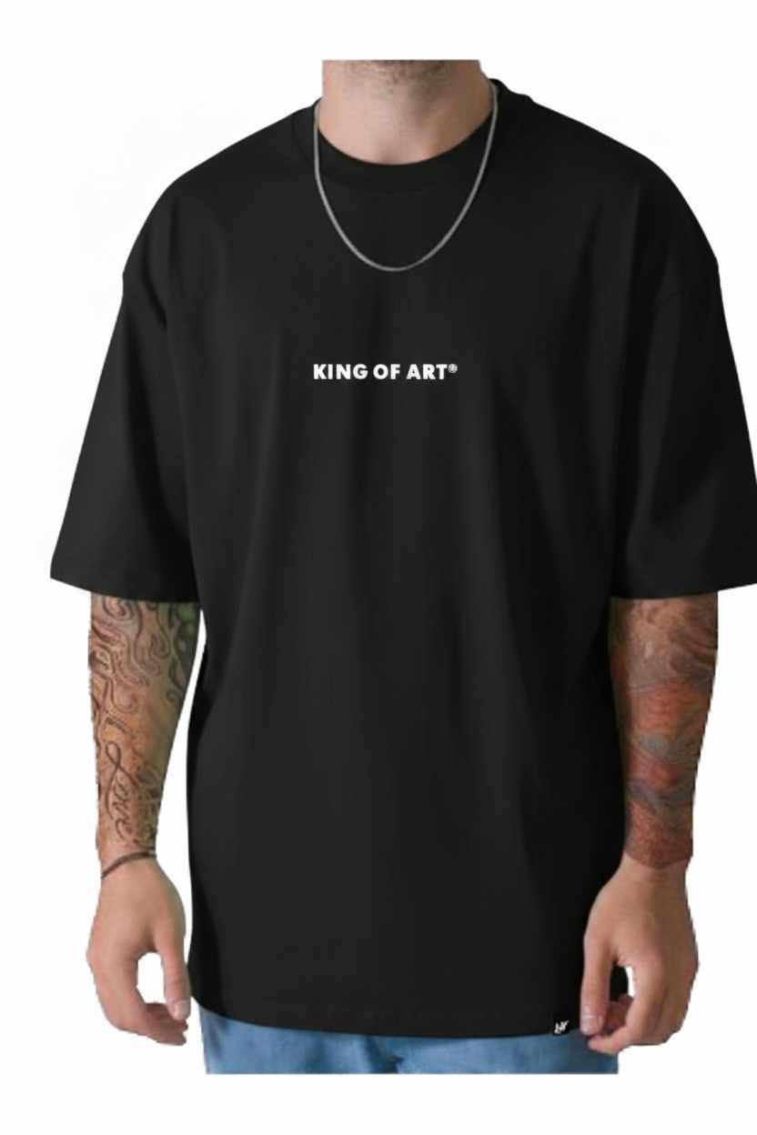 Remera King Of Art Urban Shirt Negro