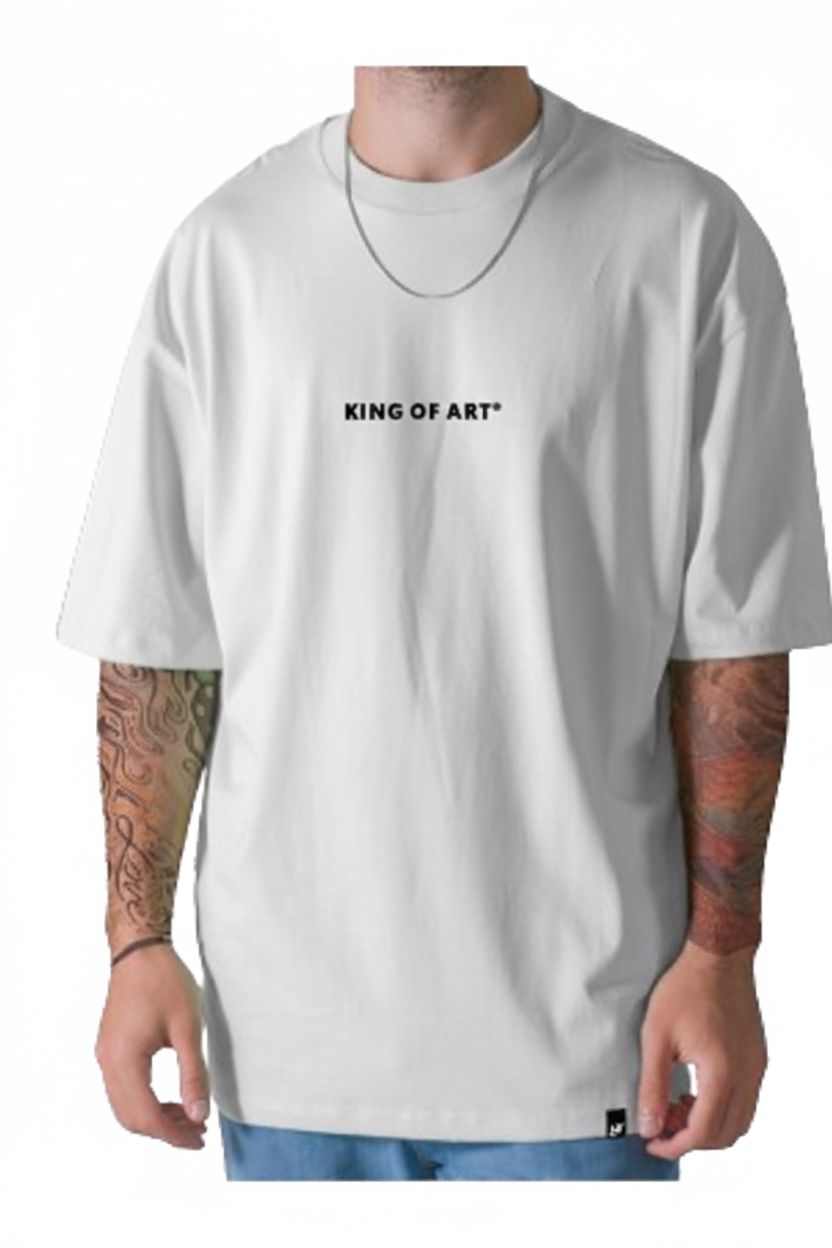 Remera King Of Art Urban Shirt Blanco