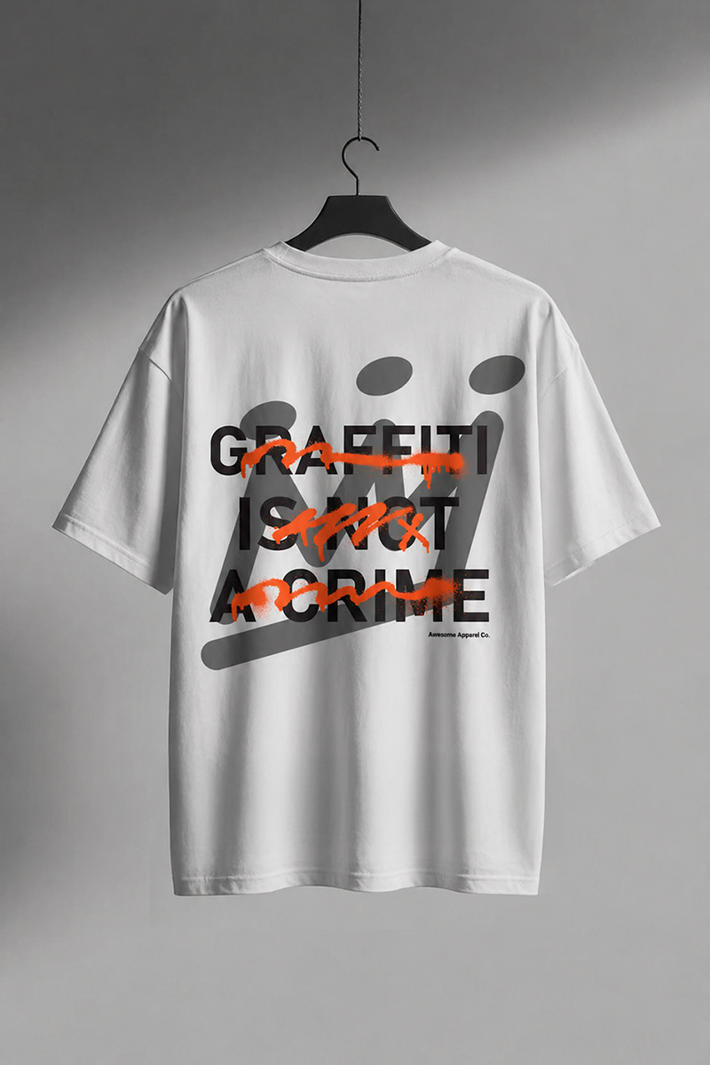 Remera King Of Art Urban Shirt Blanco