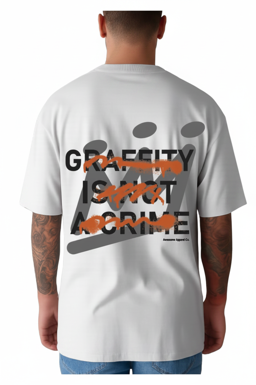 Remera King Of Art Urban Shirt Blanco