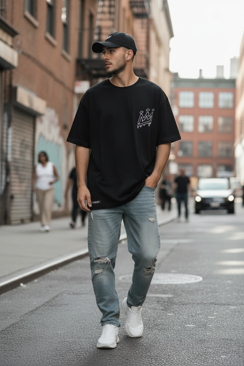 Remera King of Art Loud Negro