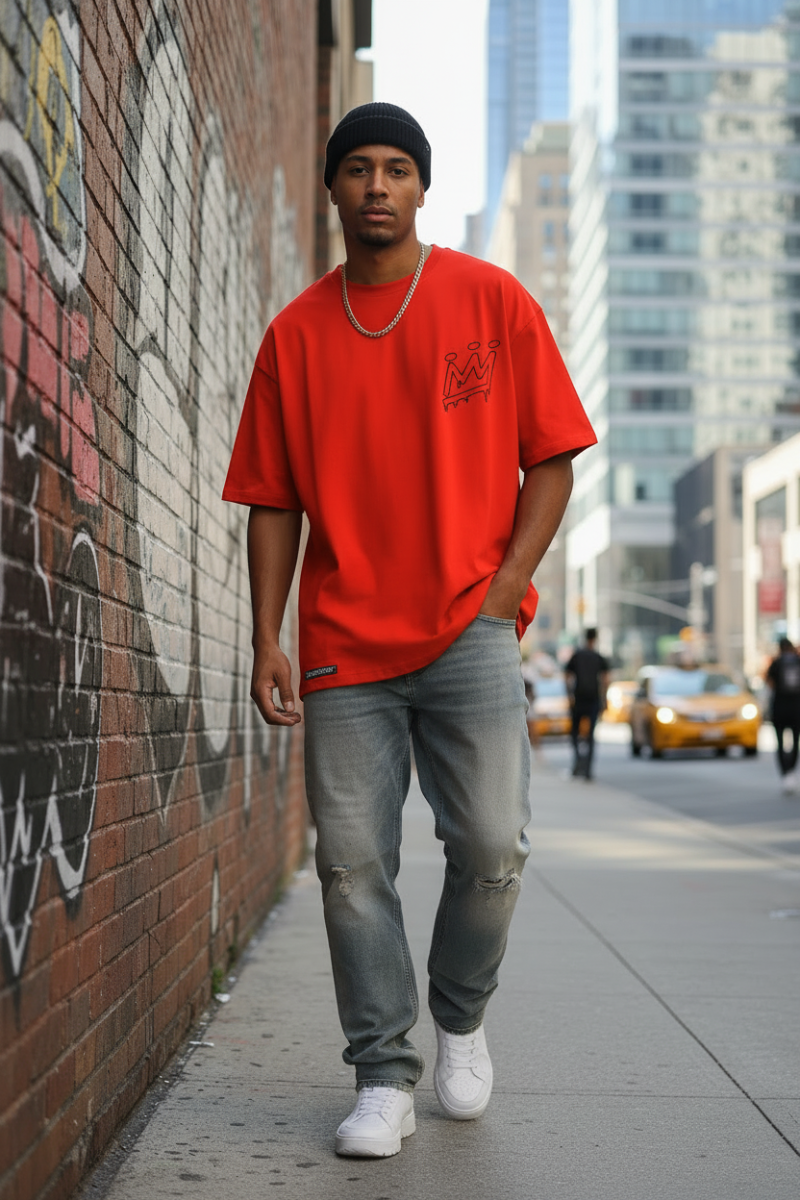 Remera King of Art Loud Rojo