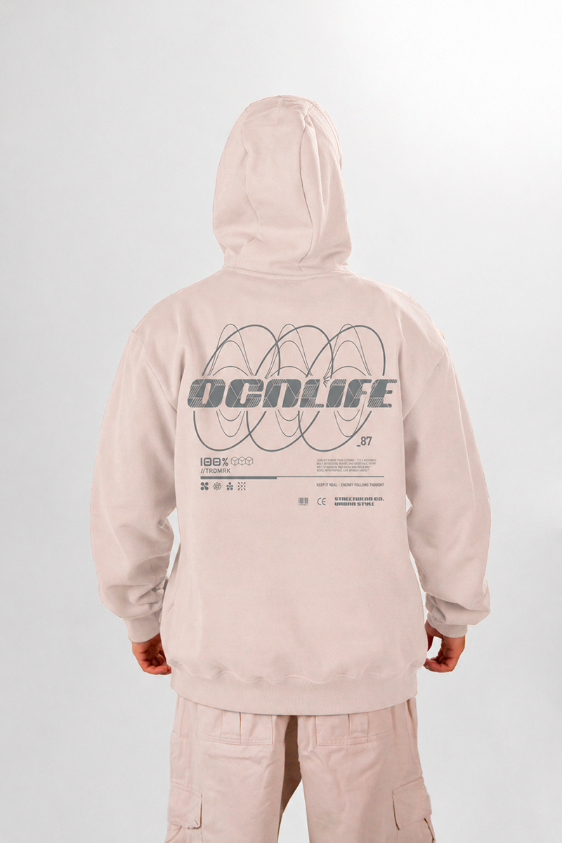 Buzo Ocn Canguro Original Crudo