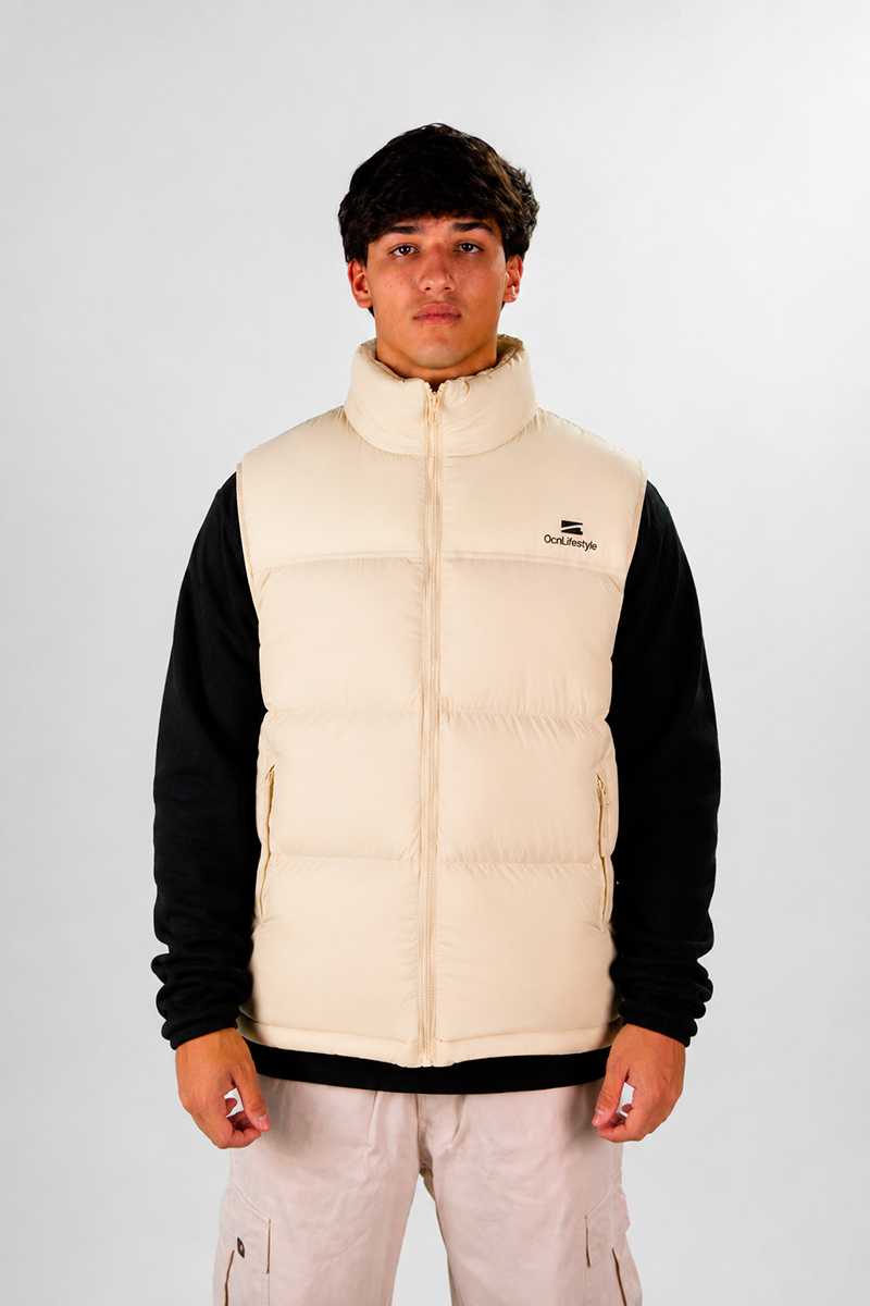 Chaleco Ocn Blizz Beige Importado