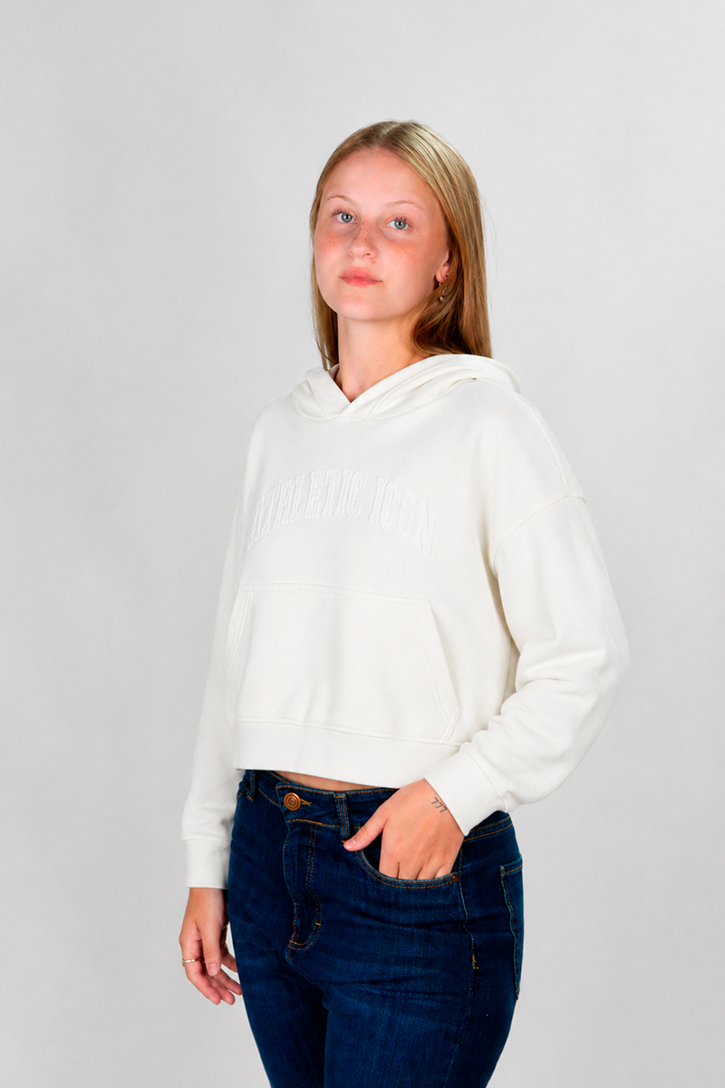Buzo Ocn Crop Berlin Blanco