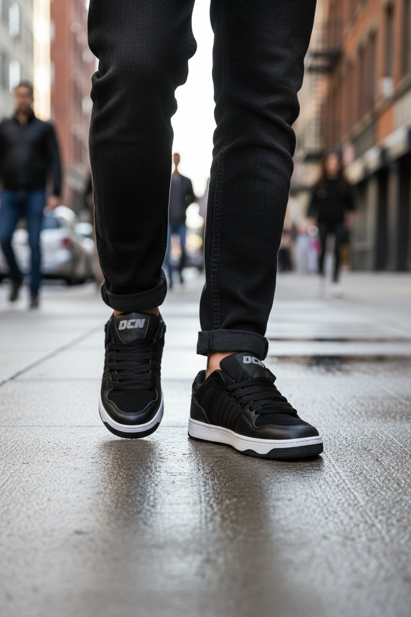 Zapatillas Ocn Roge Negro/Blanco