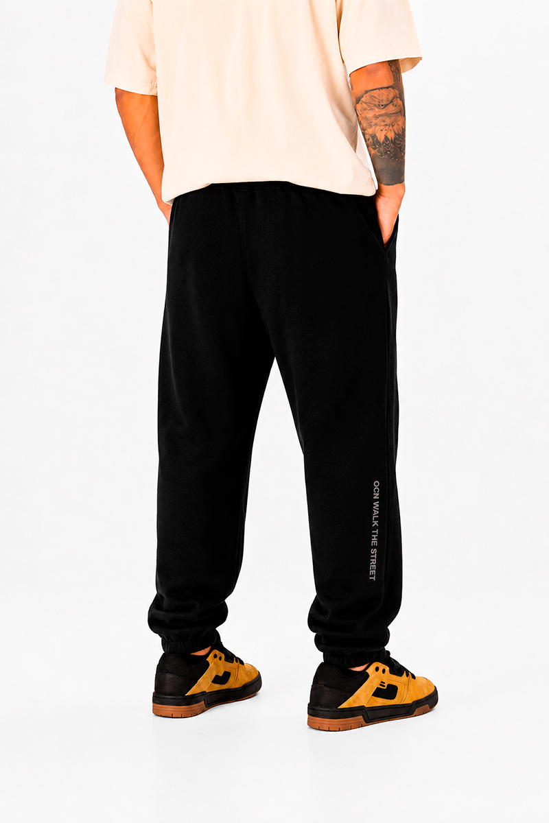 Jogging Ocn Bars Negro
