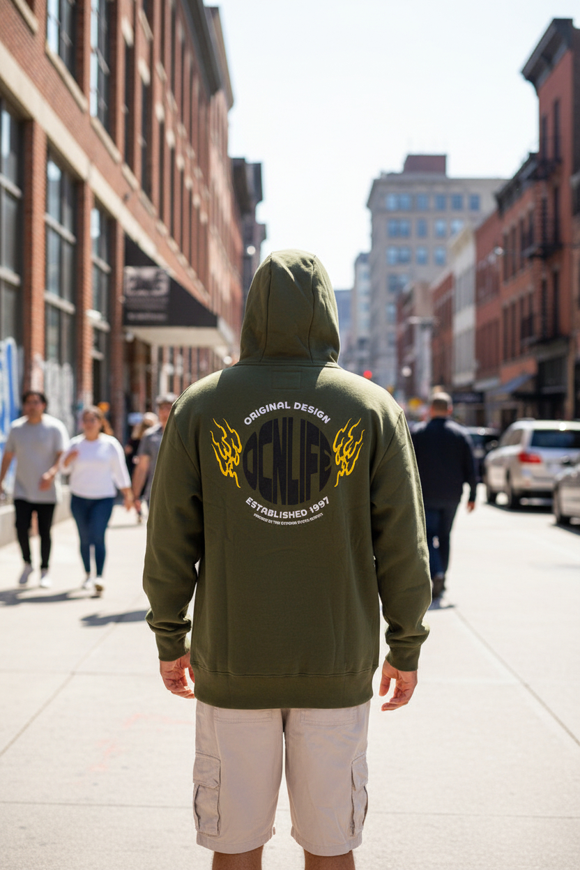 Campera Ocn Original Verde