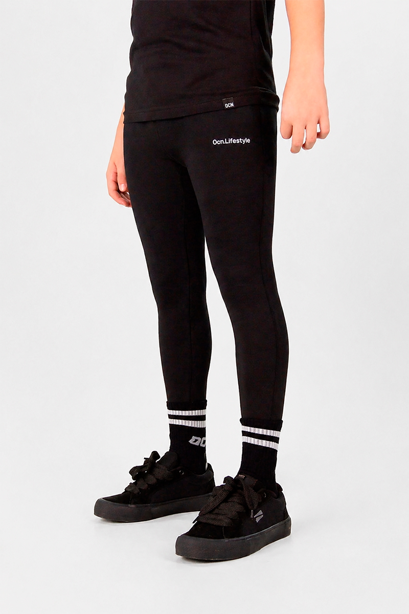 Calza Termica Ocn Teen Negro Importado