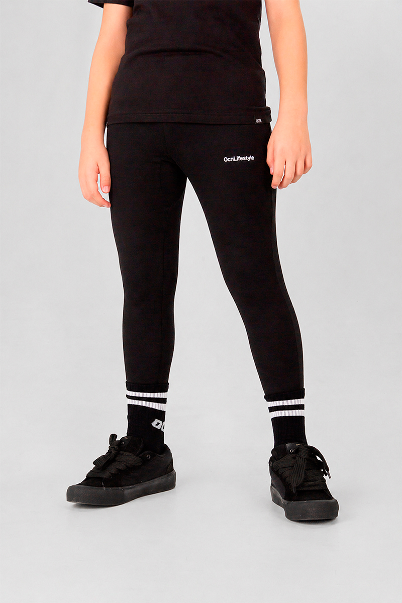 Calza Termica Ocn Teen Negro Importado