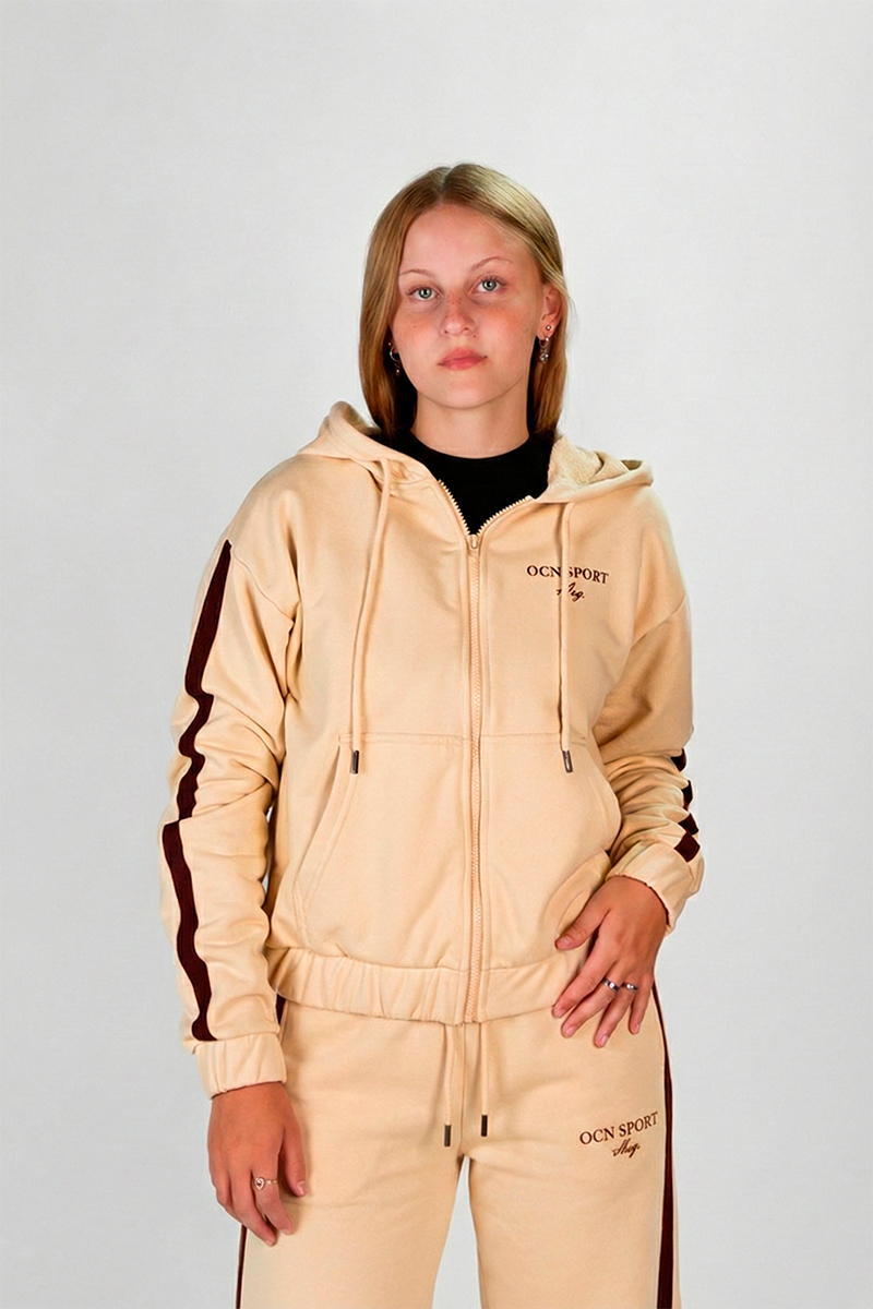 Campera Mujer Ocn Olympia Crudo