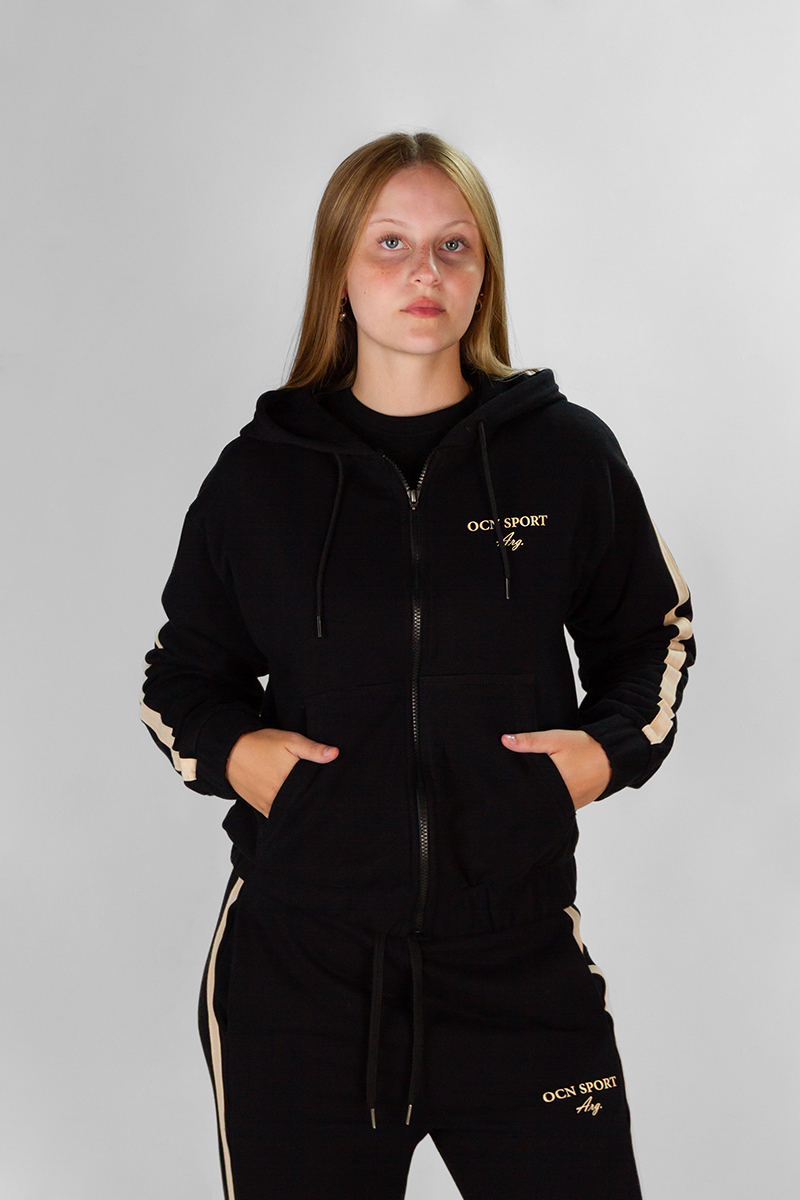Campera Mujer Ocn Olympia Negro
