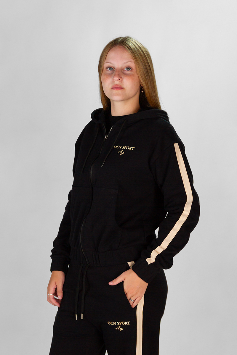 Campera Mujer Ocn Olympia Negro