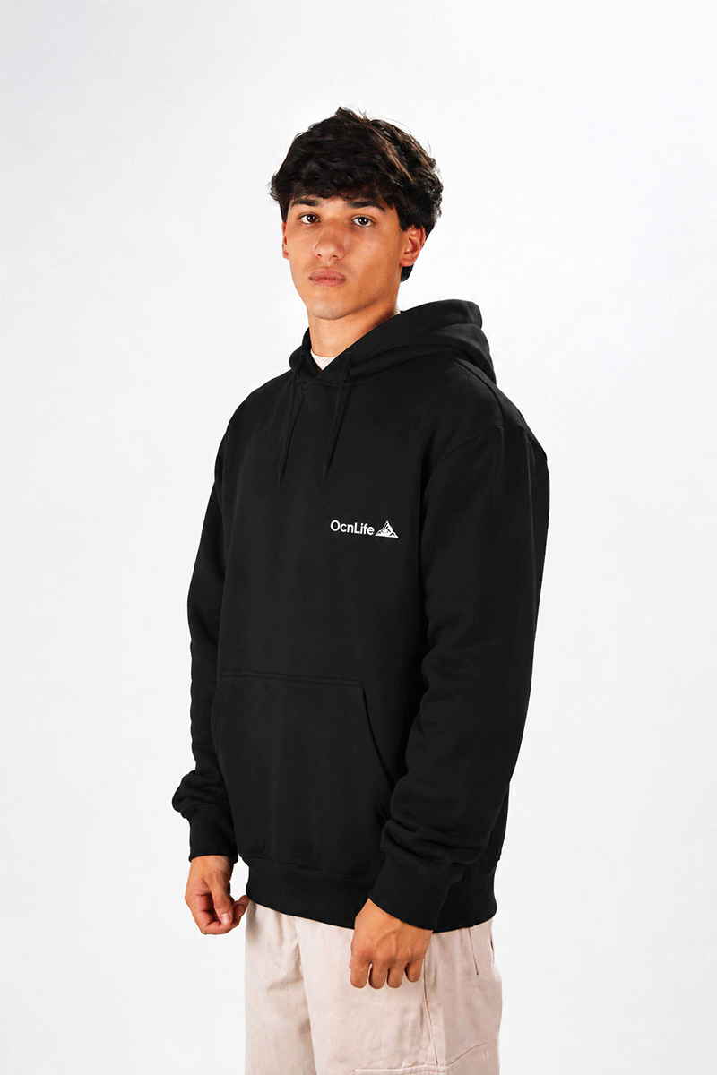 Buzo Ocn Canguro Original Negro
