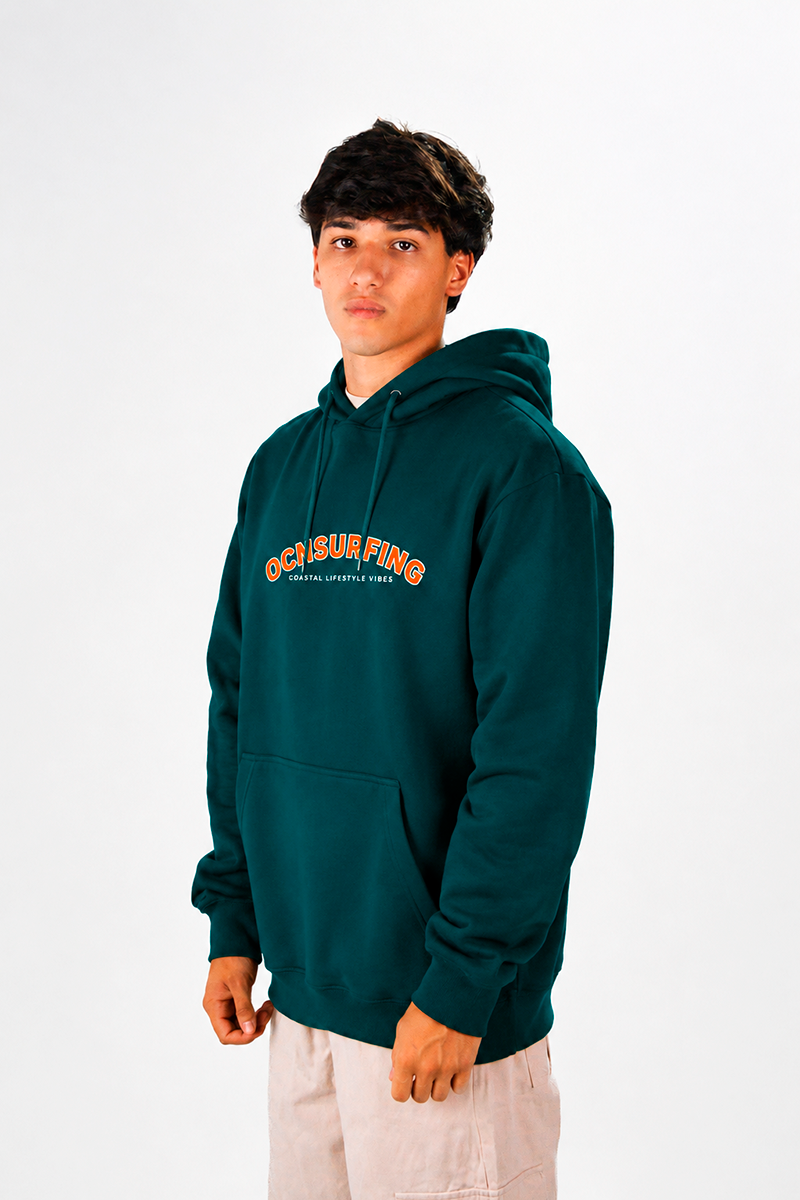Buzo Ocn Canguro Original Verde