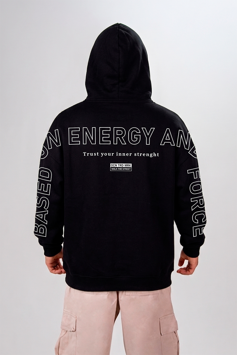 Buzo Ocn Canguro Original Negro