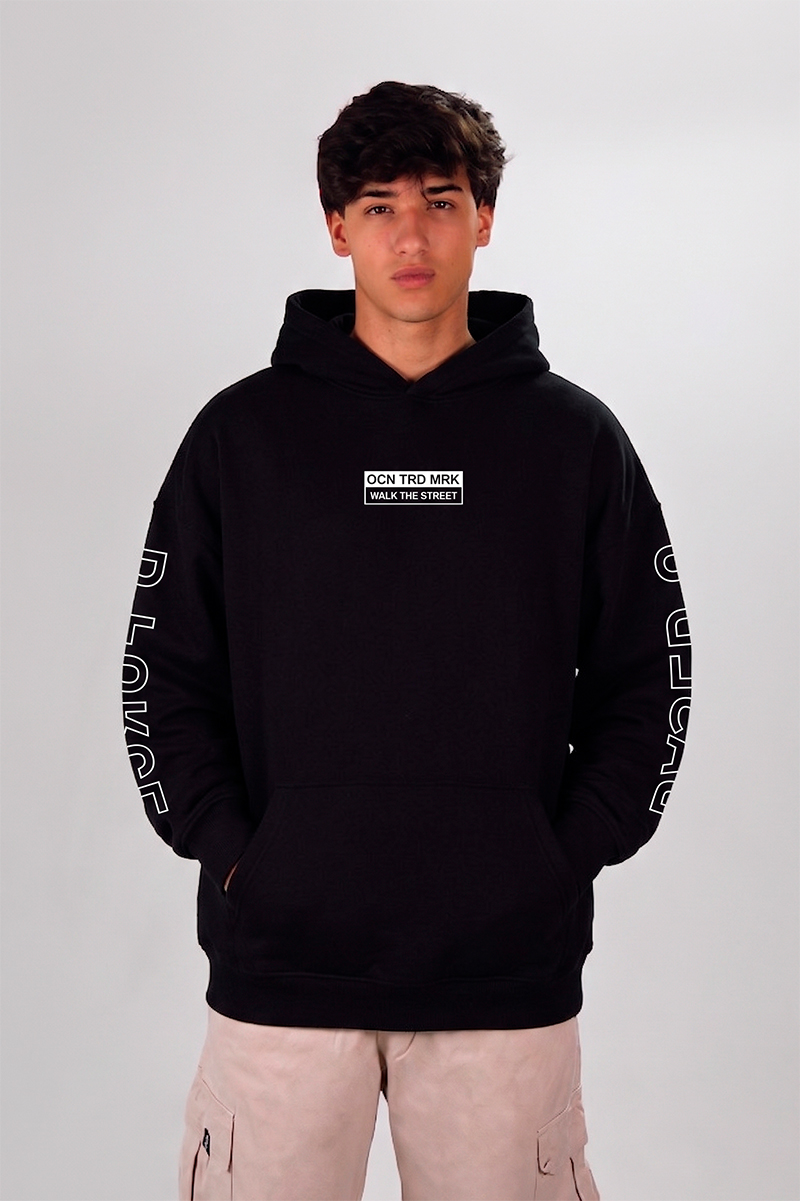 Buzo Ocn Canguro Original Negro