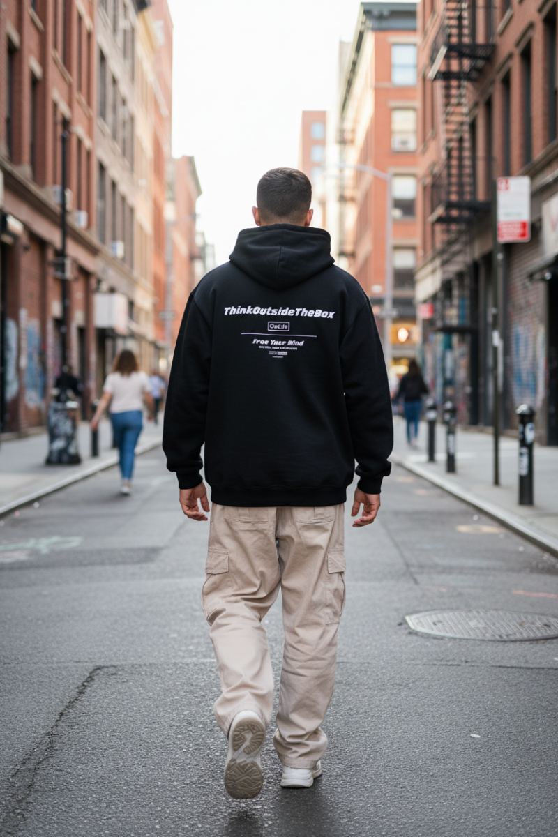 Buzo Ocn Canguro Original Negro