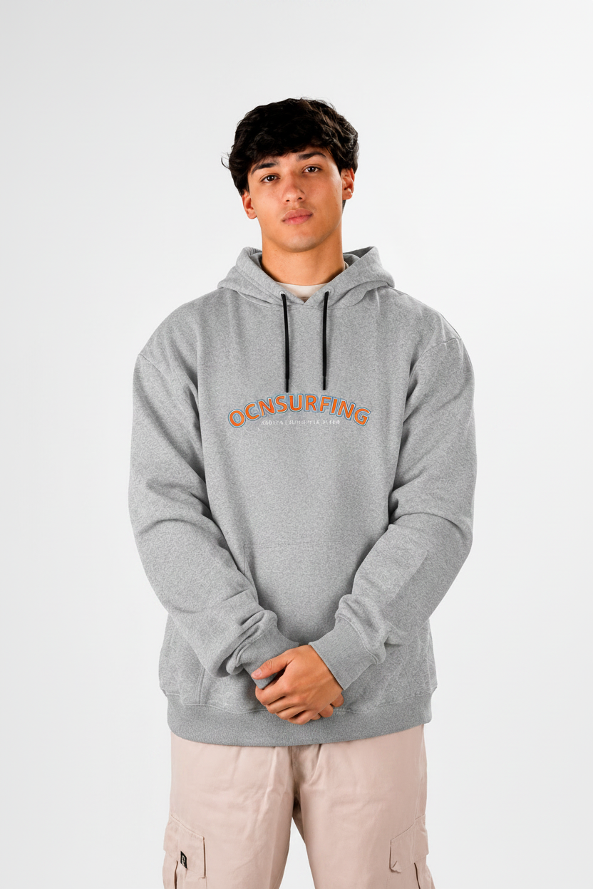 Buzo Ocn Canguro Original Gris