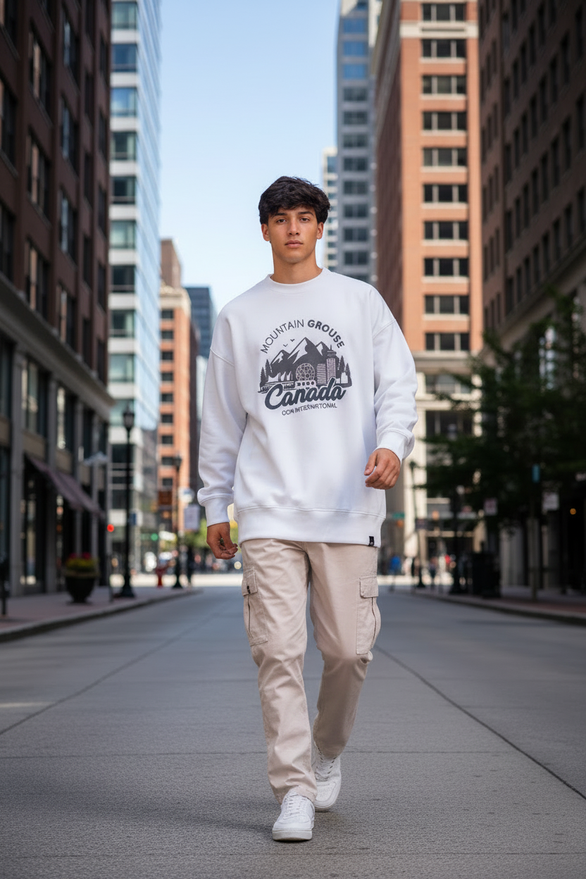 Buzo Ocn Varsity Blanco