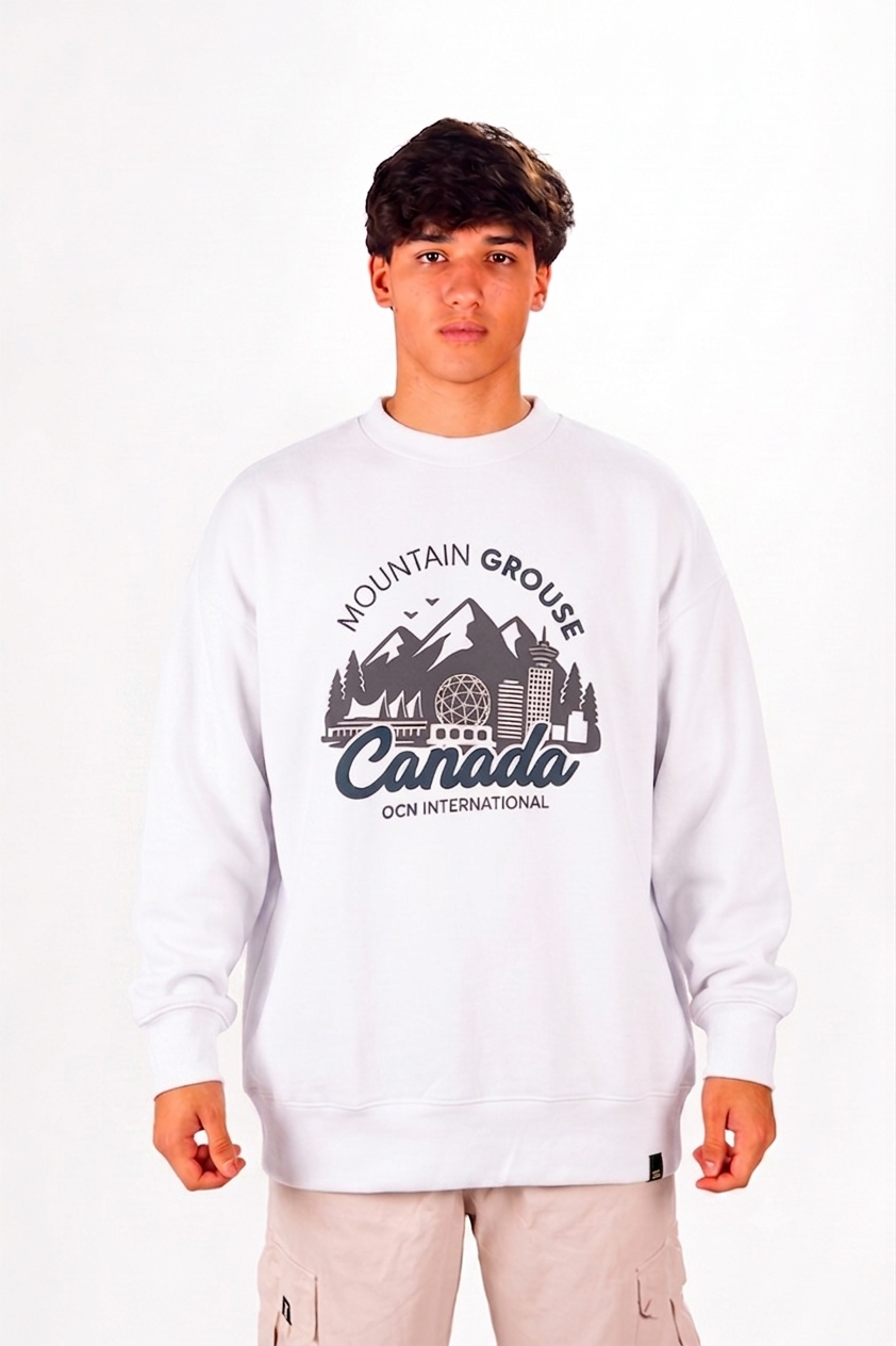Buzo Ocn Varsity Blanco