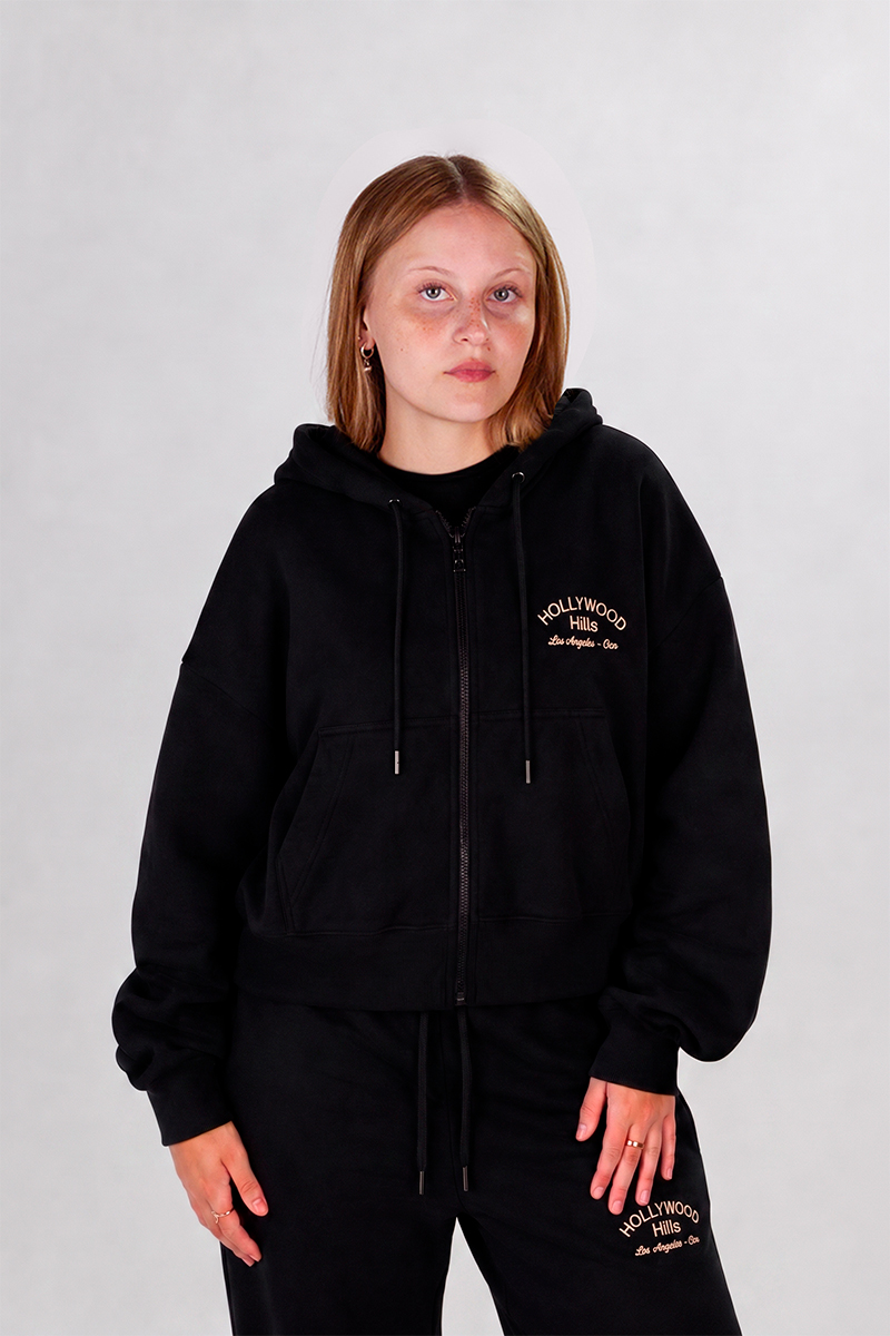 Campera Ocn Crop Boston Negro