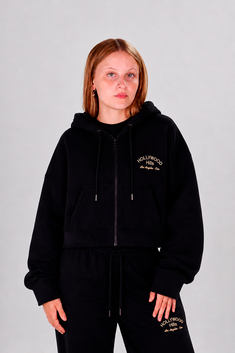 Campera Ocn Crop Boston Negro