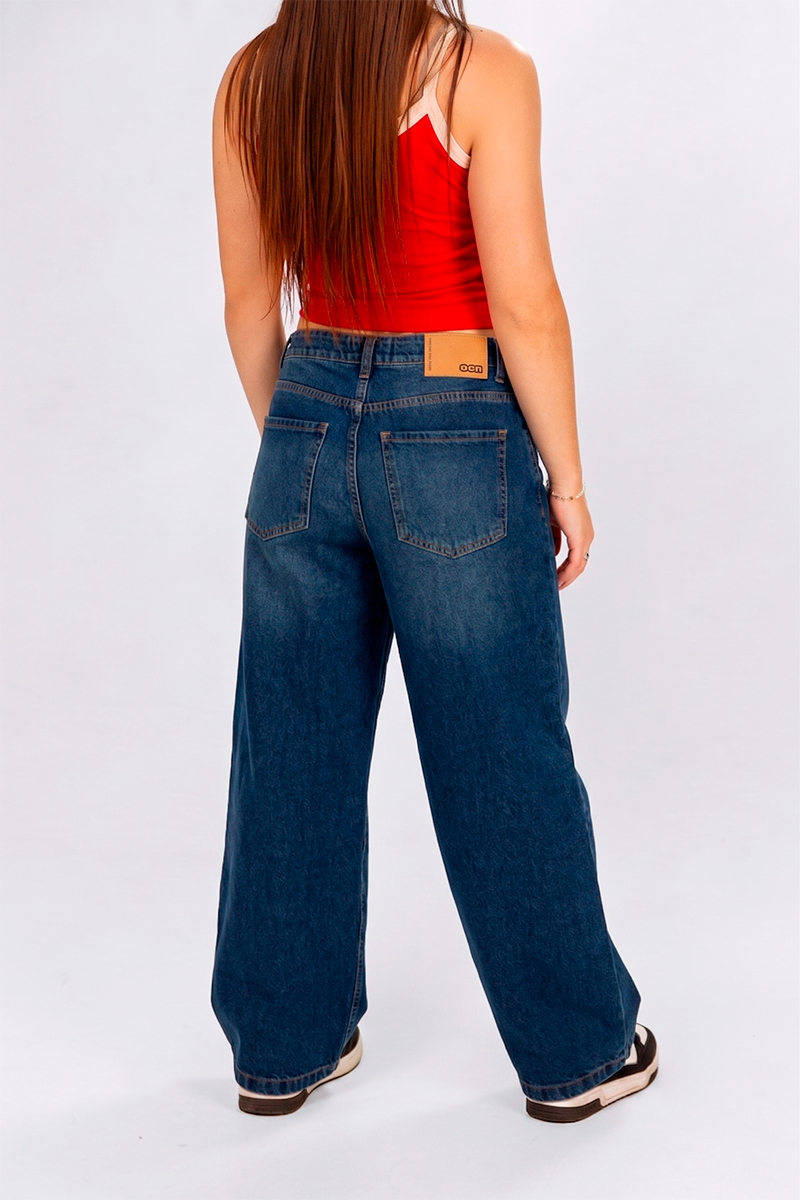 Jean Ocn WIde Leg Malena Azul
