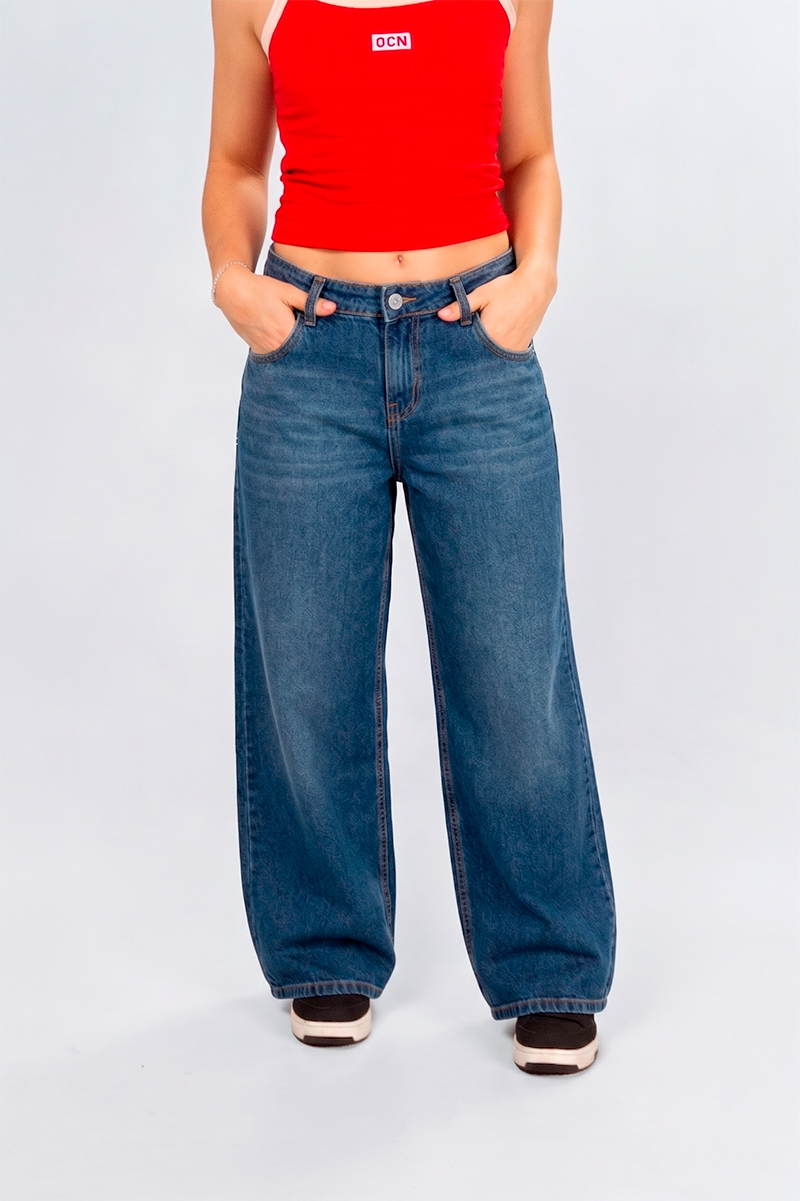 Jean Ocn WIde Leg Malena Azul