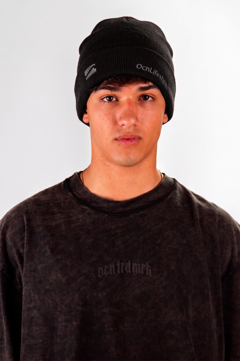 Gorro De Lana Ocn Negro