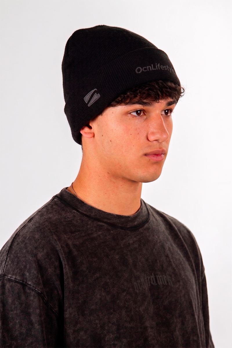 Gorro De Lana Ocn Negro