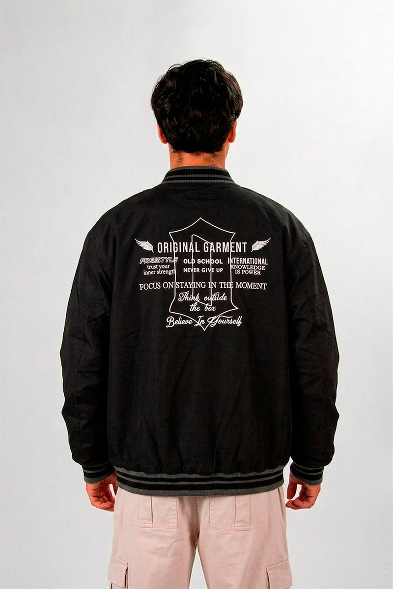 Campera Ocn American Importada Negro