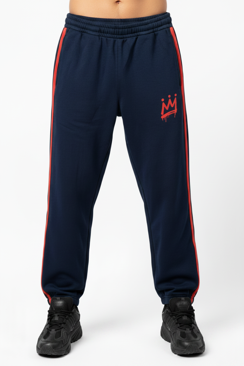Jogging King Of Art Strips Rust Azul