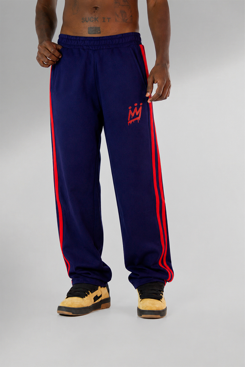 Jogging King Of Art Strips Rust Azul