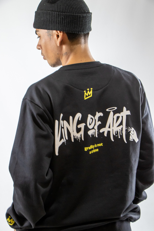 Buzo King Of Art Hombre Essential Negro