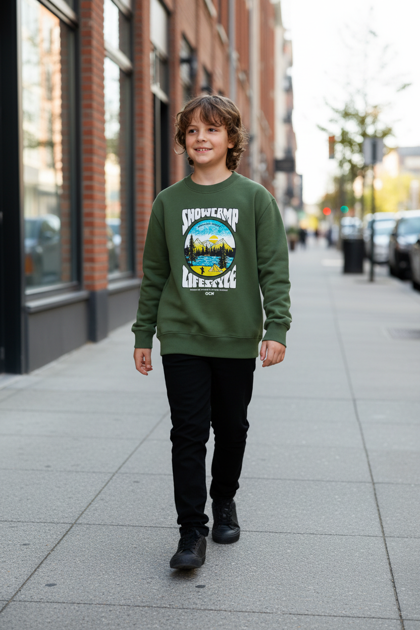Buzo Ocn Varsity Verde