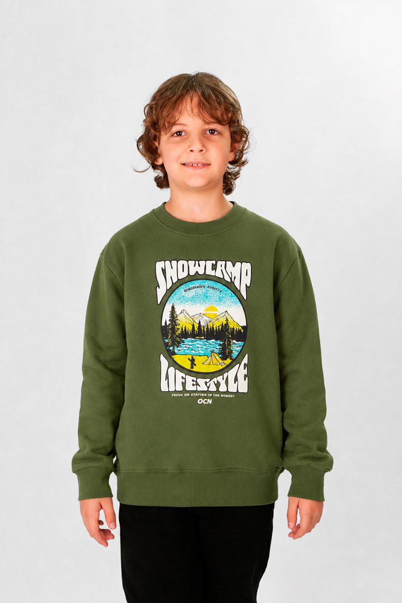 Buzo Ocn Varsity Verde