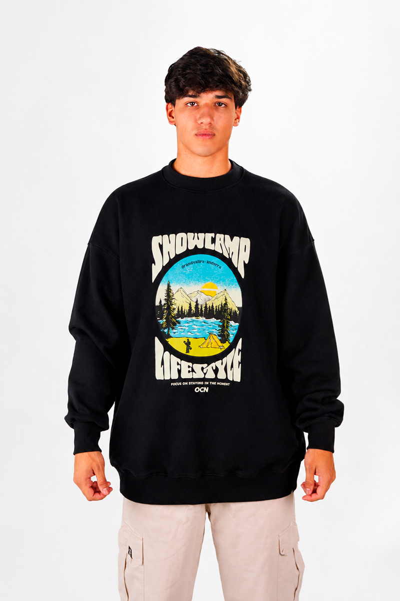 Buzo Ocn Varsity Negro