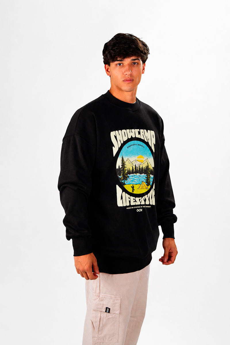 Buzo Ocn Varsity Negro