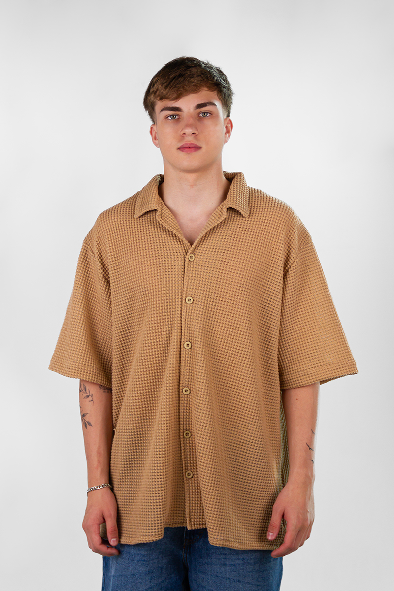 Camisa Ocn Fisher Camel