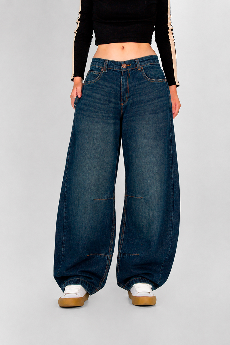 Jean Ocn Juana Vintage Azul