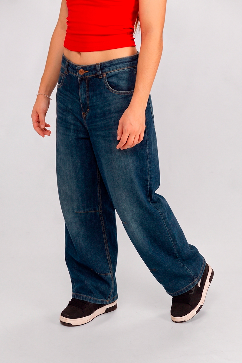 Jean Ocn Juana Vintage Azul