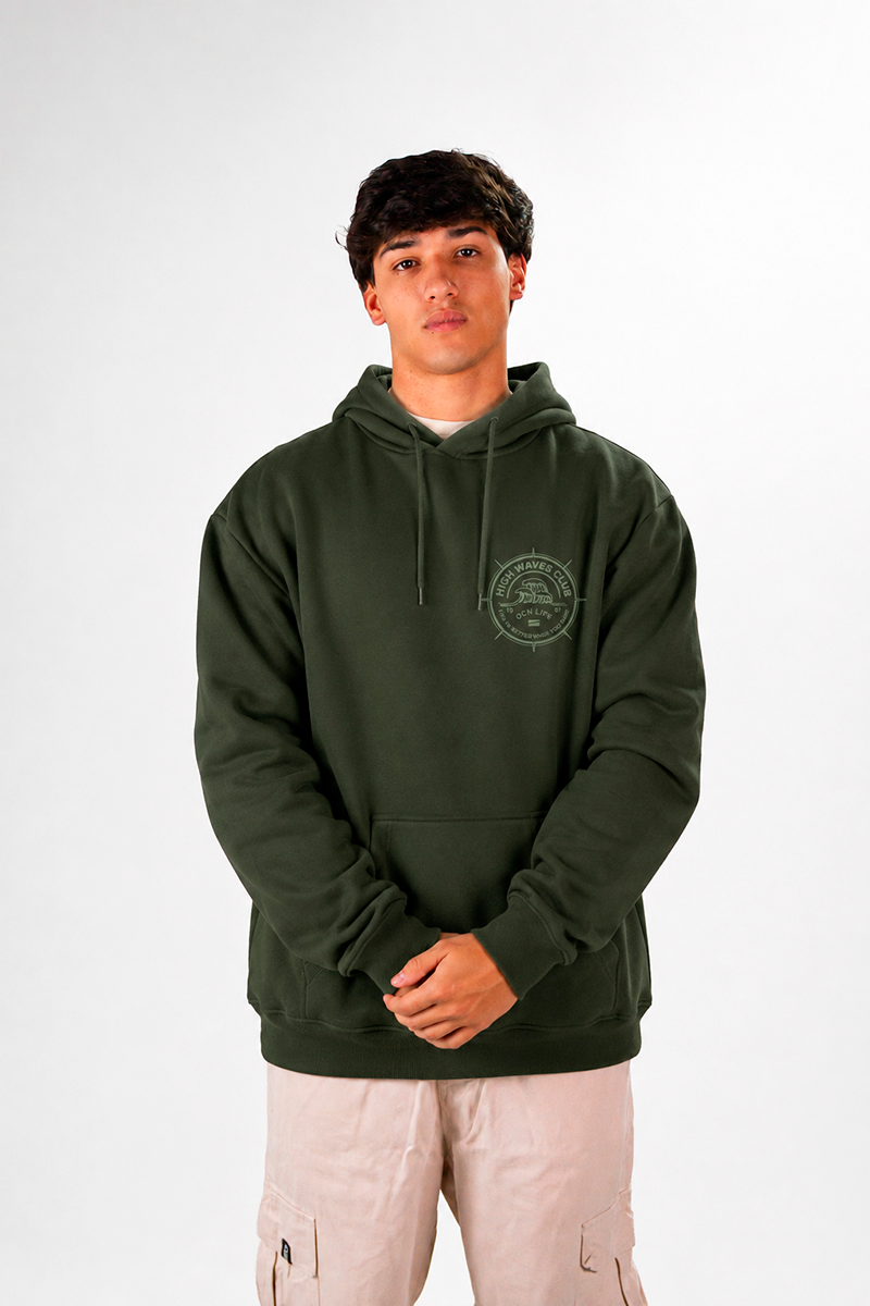 Buzo Ocn Canguro Original Verde