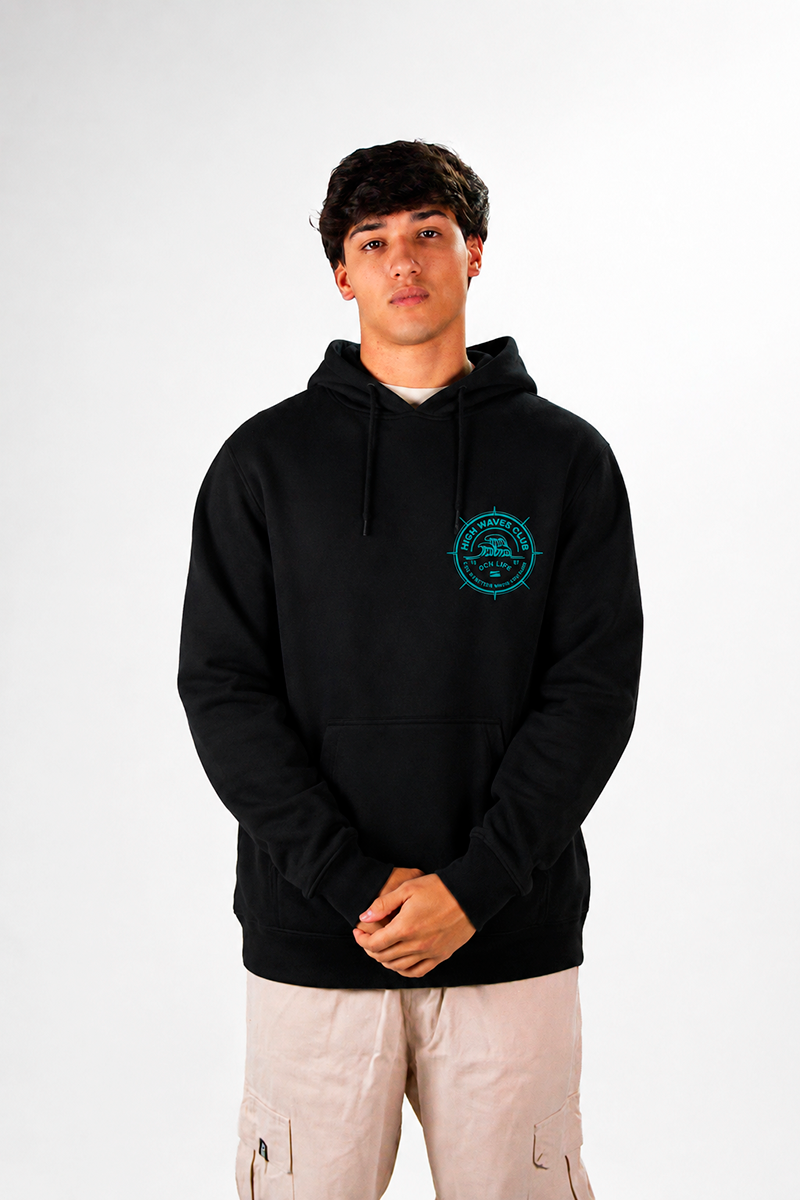 Buzo Ocn Canguro Original Negro