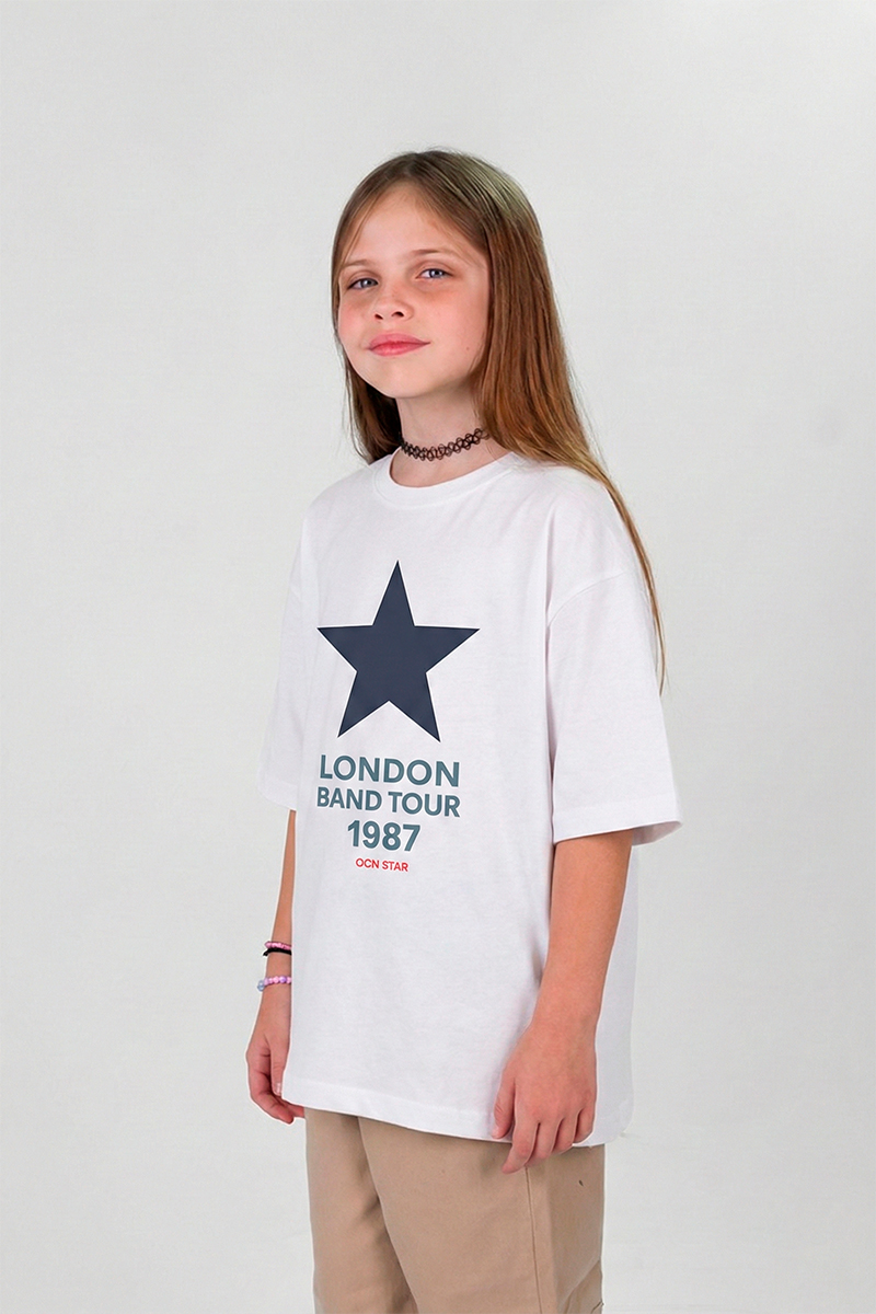 Remera Ocn  Boxy Tee Blanco