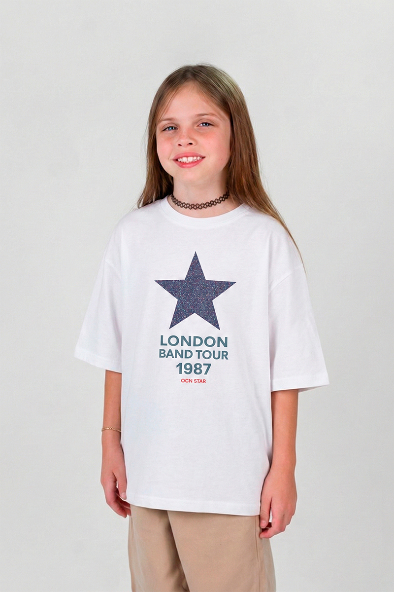Remera Ocn  Boxy Tee Blanco