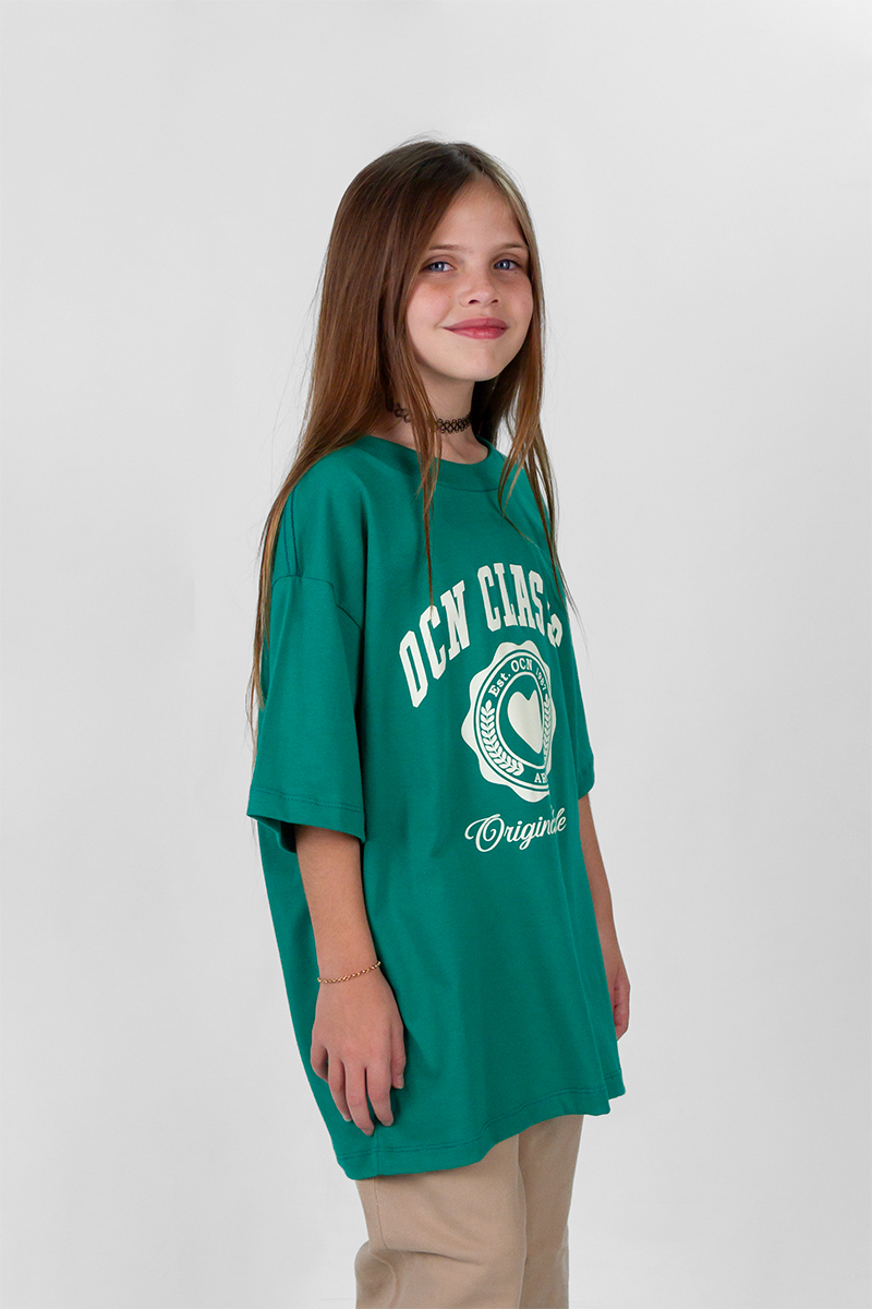 Remera Ocn Over Tee Verde