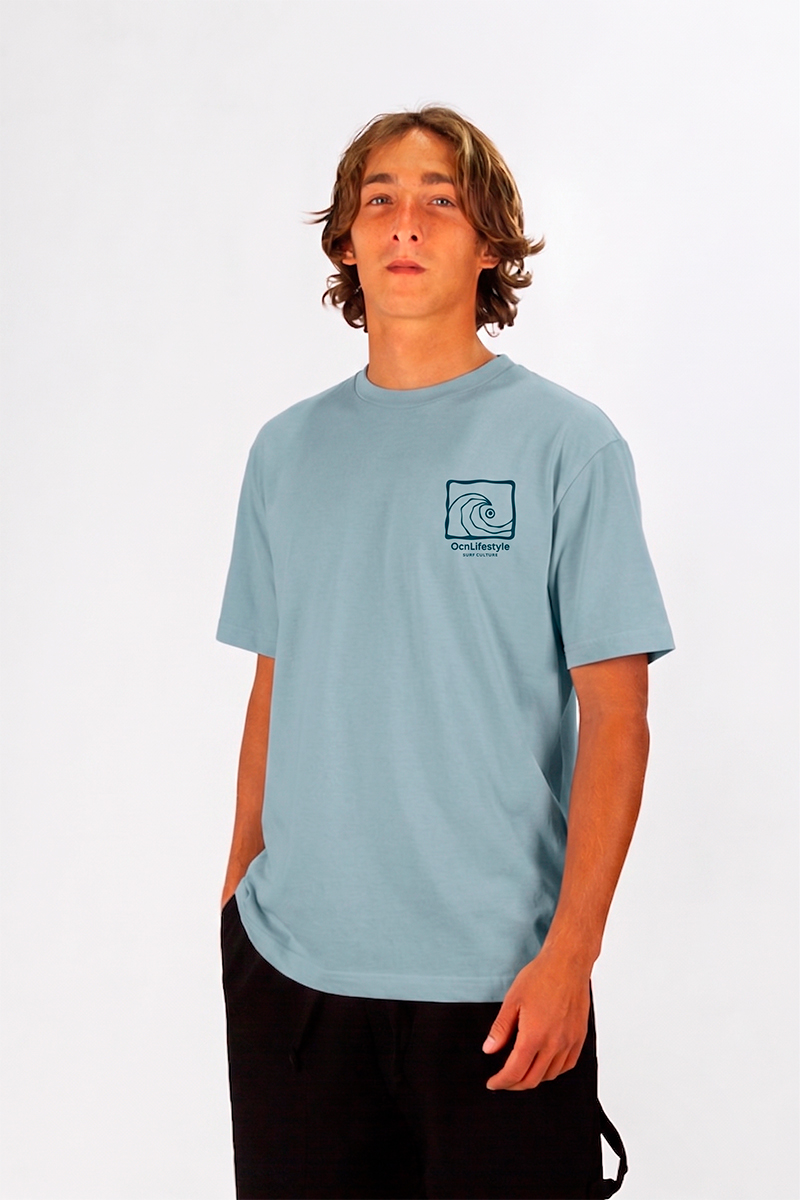 Remera Ocn Original Celeste